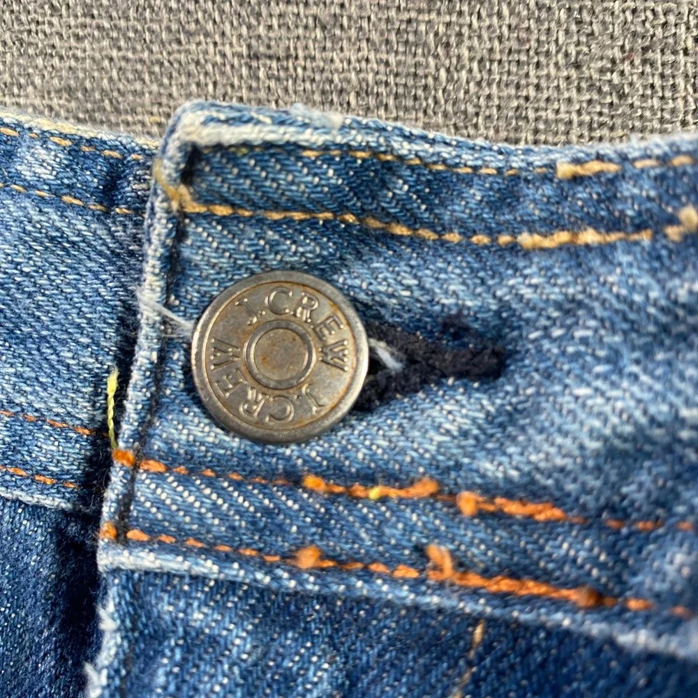 VTG J Crew Womens Jeans Size 31 Medium Wash Denim Flare‎ Leg Made In USA Y2K
